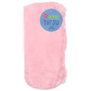  Capelli New York Teddy Fur Blanket Light Pink