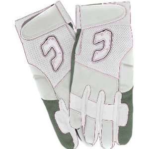  Team Combat Ultra Dry Mesh Batting Gloves WHITE/WHITE AXL 
