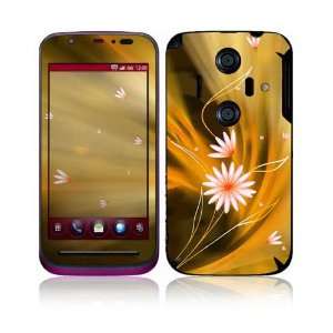 Sharp Aquos IS12SH Decal Skin Sticker   Flame Flowers