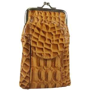   Case & Cell Phone Holder (Croc Tan) Cell Phones & Accessories