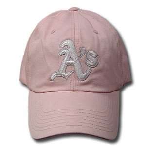  MLB OAKLAND ATHLETICS LADY GIRL PINK HAT CAP NEW ADJ 