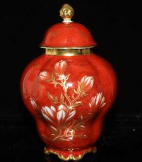 Vintage Porcelain Vintage Cobalt vase GERMANY Magnolia  