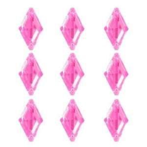  Diamond Jewel 3/4 Pink By The Package Arts, Crafts 