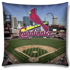  Saint Louis Cardinals MLB Photo Real Toss Pillow (18x18 