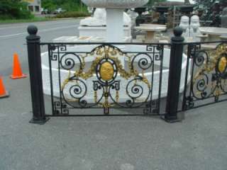   VICTORIAN STYLE CAST IRON HEAVY SOLID FENCE PANEL #FENCEPANEL#1  