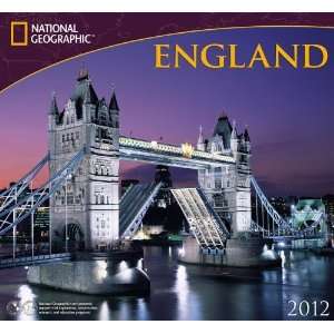  2012 England   National Geographic Wall calendar [Calendar 
