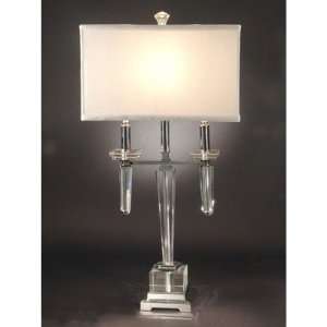  Dale Tiffany Lowell Crystal Table Lamp