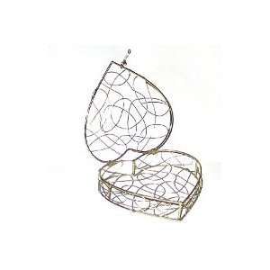   Heart Shaped Wire Metal Decorative Gift Box