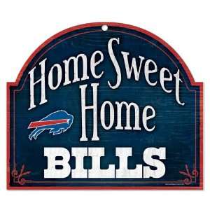  Buffalo Bills 11 x 9 Home Sweet Home Sign