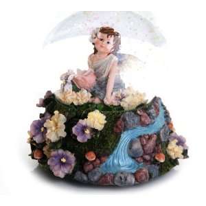  BOYDS FAIRY MUSICAL WATER BALL Playing Waltz of the flowers 