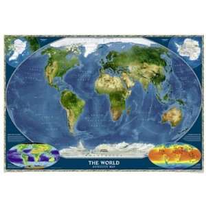  National Geographic RE00622004 Satellite World Map Toys & Games