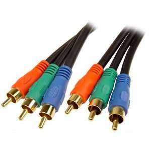  Cables Unlimited 6 Component Video Cable   Black 