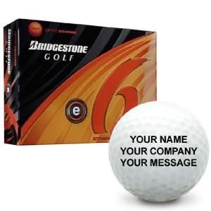  Bridgestone e6 Orange Personalized Golf Balls Sports 