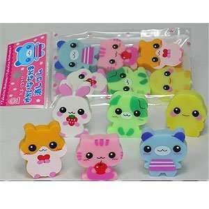  Six Animal Eraser Set Toys & Games