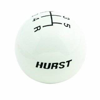 Hurst 1630025 White 5 Speed Replacement Shifter Knob