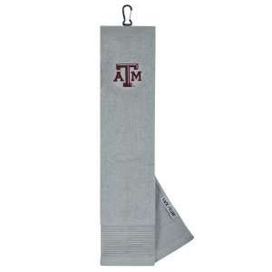  Texas A&M Aggies NCAA Embroidered Tri Fold Towel Sports 