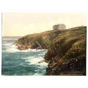  Photochrom Reprint of Newquay, Beacon Cove, Cornwall 