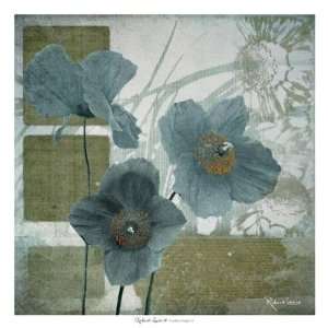  Robert Lacie   Cerulean Poppies I Canvas