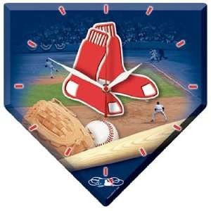  BOSTON RED SOX MLB HOME PLATE Hi Def Wall Clock Sports 