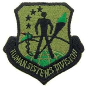  U.S. Air Force Human Systems Division Patch Green Patio 