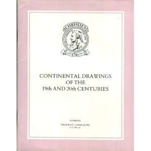  Continental Drawings of the 19th and 20th Centuries 