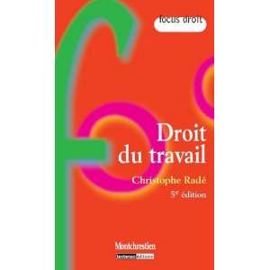  Droit du travail (French Edition) (9782707617279 