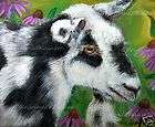 GOAT GICLEE of painting FARM Barn Zoo Animal Kristine Kasheta Pet ART