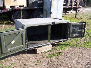 MILITARY STORAGE CONTAINER TENT GEAR TRUCK BOX ARMY  