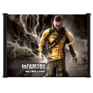  Infamous Game Fabric Wall Scroll Poster (21x16) Inches 