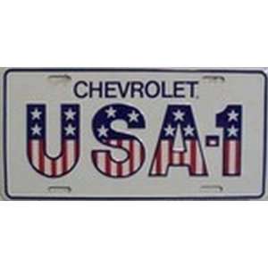  USA   1 Chevy License Plates Plate Tag Tags auto vehicle 