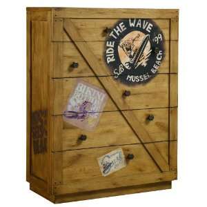   Surf Club Accent Chest w/Graphic Patches   060 151C