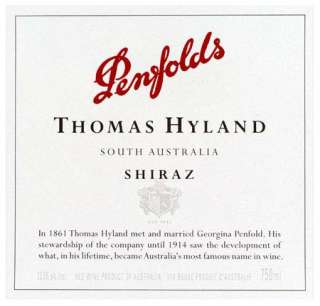 Penfolds Thomas Hyland Shiraz 2002 