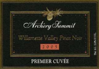 Archery Summit Premier Cuvee Pinot Noir 2005 