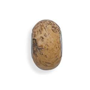   Picture Jasper Stone   Compatible with Pandora, Zable, Troll, More