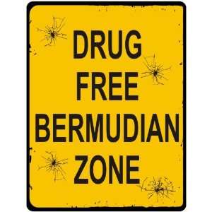  New  Drug Free / Bermudian Zone  Bermuda Parking Country 