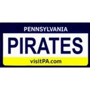 Pennsylvania State Background License Plates   Pirates Plate Tag Tags 