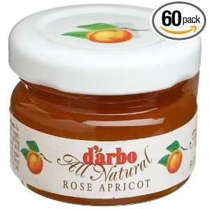 Darbo Mini Preserves, Rose Apricot, 1 Ounce Jars (Pack of 60)  