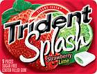 Trident Splash Strawberry Lime Chewing Gum 30 9 Pks