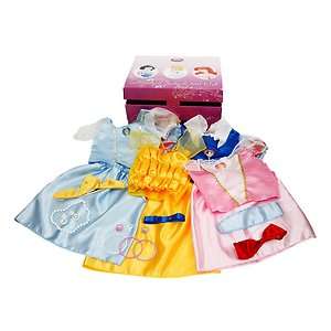 NEW Disney Princess Royal Dress Up Trunk 21 Pcs. Sz. 4 6X 045672315137 