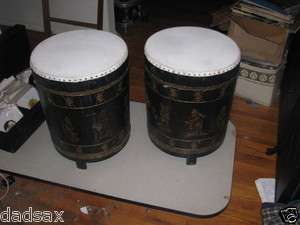 drum set pair from the oreint height is 24 width is 18   