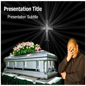 Funeral PowerPoint Template   Funeral PowerPoint (PPT) Backgrounds 