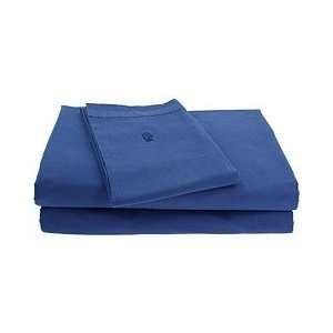 Lacoste Home Brushed Twill Dutch Blue Twin Sheet Set 