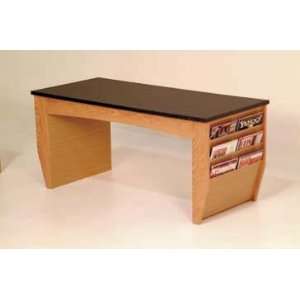  Wooden Mallet DM2 BG Coffee Table with Magazine Pockets 