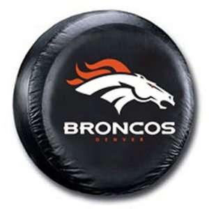 Denver Broncos Black Spare Tire Cover 