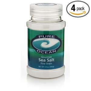 Artisan Salt Co. Pure Ocean Atlantic Sea Salt fine, 21 Ounce Jars 