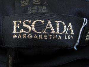 ESCADA stunning black wool dress pants sz 34/ US 4  