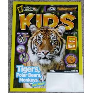 National Geographic Kids October 2009 Special Halloween Section Tigers 