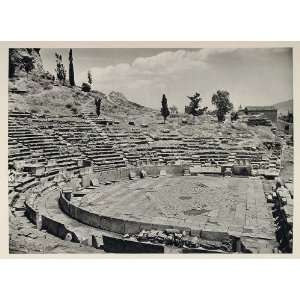  1937 Theatre of Dionysus Greek Ruins Athens Greece 