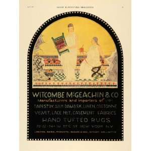  1920 Ad Witcombe McGeachin Damask Greek Blanding Sloan 