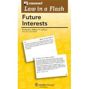  Law in a Flash Future Interests 2011 (9780735598058 